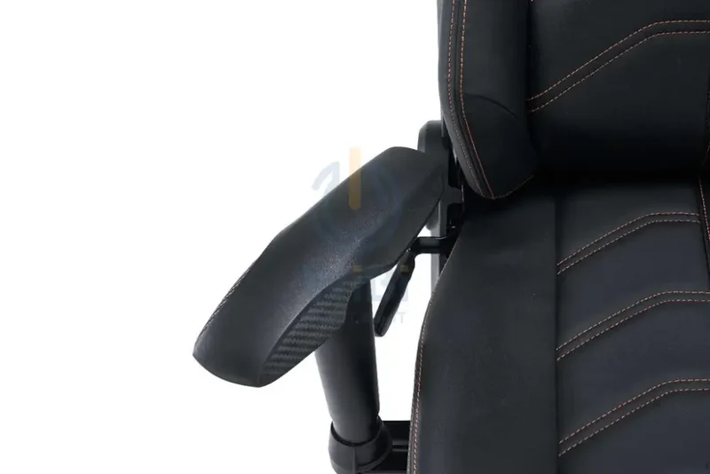 Porodo Gaming Predator Pro Chair Molded Backrest & Seat with 2D Armrest - Black / Orange