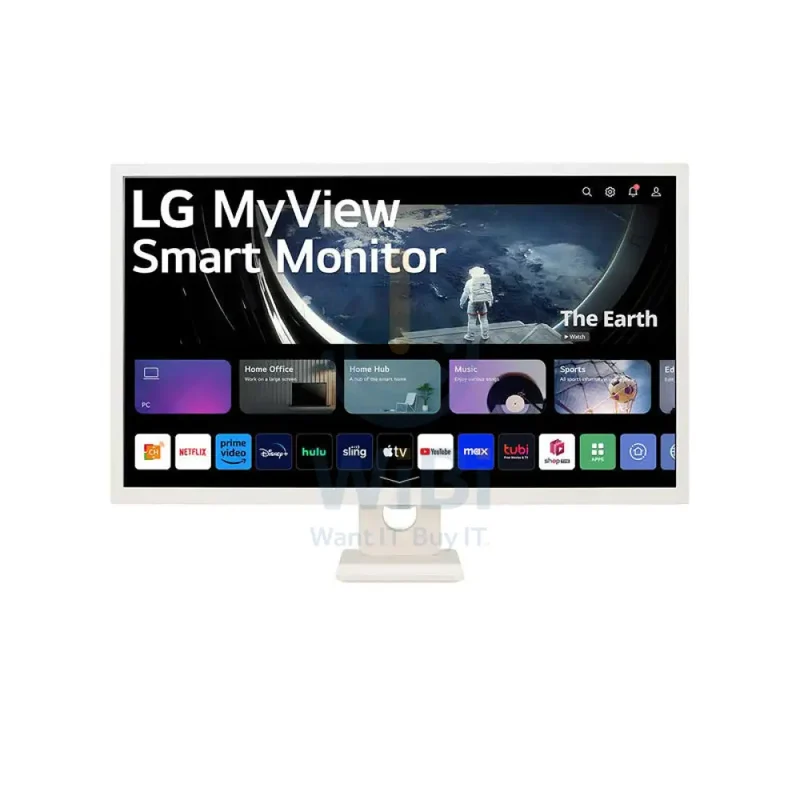 LG 32SR50F-W FHD IPS Smart Monitor - 31.5" IPS FHD / 5ms / USB-A / HDMI - White
