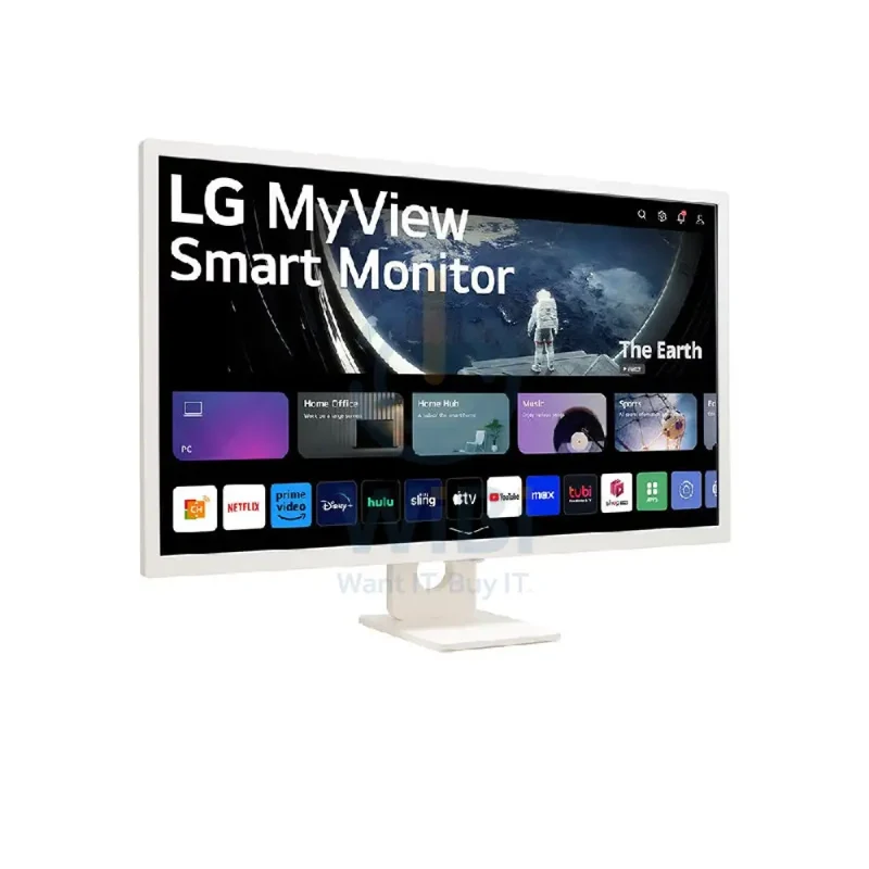 LG 32SR50F-W FHD IPS Smart Monitor - 31.5" IPS FHD / 5ms / USB-A / HDMI - White