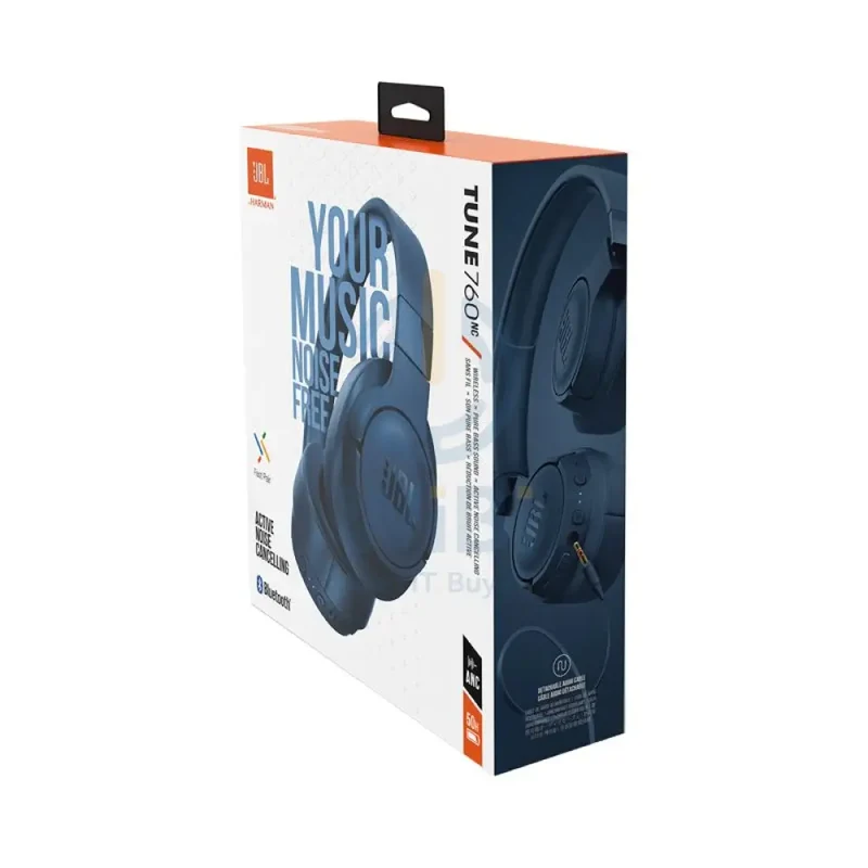 JBL Tune 760NC Wireless Headphone - ANC / 5.0 / Blue