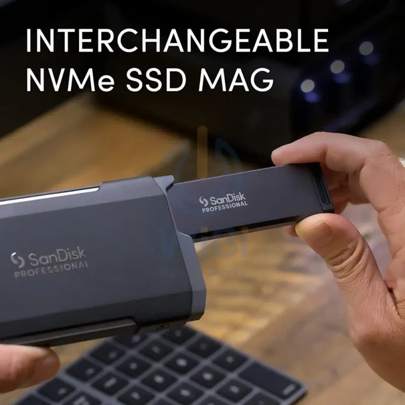 SanDisk Professional Pro Blade Transport SSD - 1TB / Up to 2000 MB/s / USB-C / External SSD (Solid State Drive)