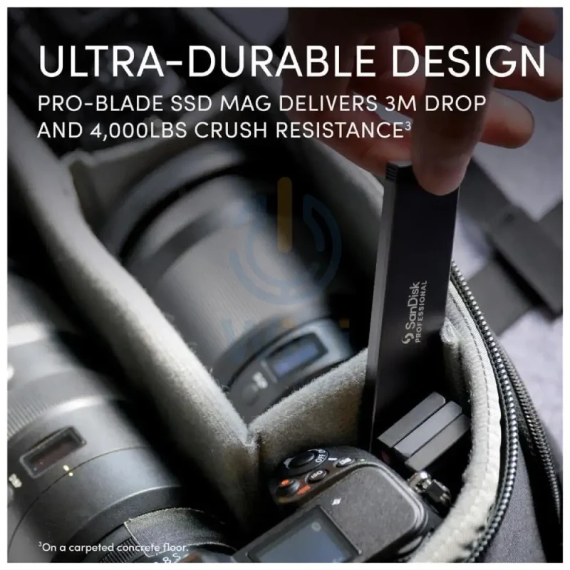 SanDisk Professional Pro Blade Transport SSD - 0TB / Up to 2000 MB/s / USB-C / External SSD (Solid State Drive)
