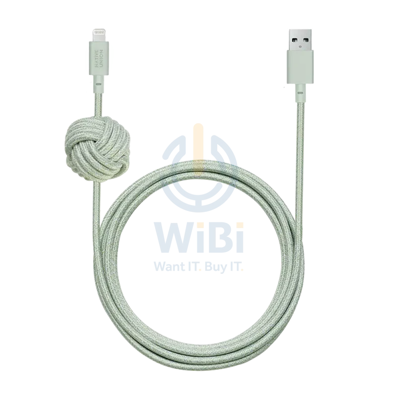 Native Union Night Cable - USB A to Lightning - 3M - Sage
