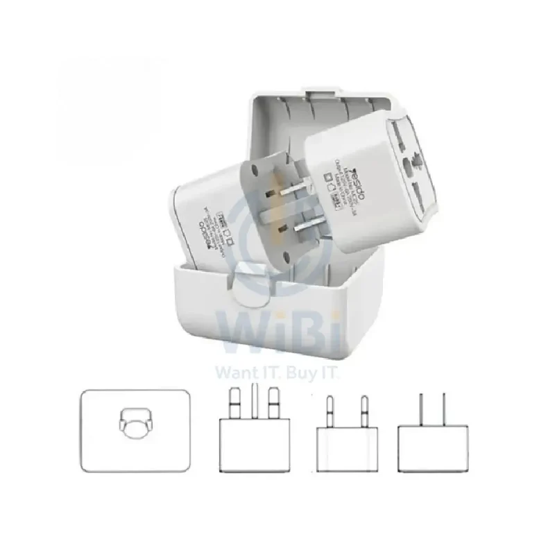 Yesido MC25 Adapter Plug kit - White