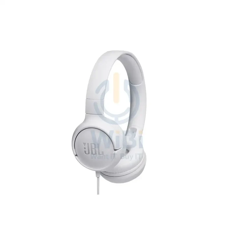 JBL Tune 500 Wired on-ear headphones - Over-Ear / Wired / White