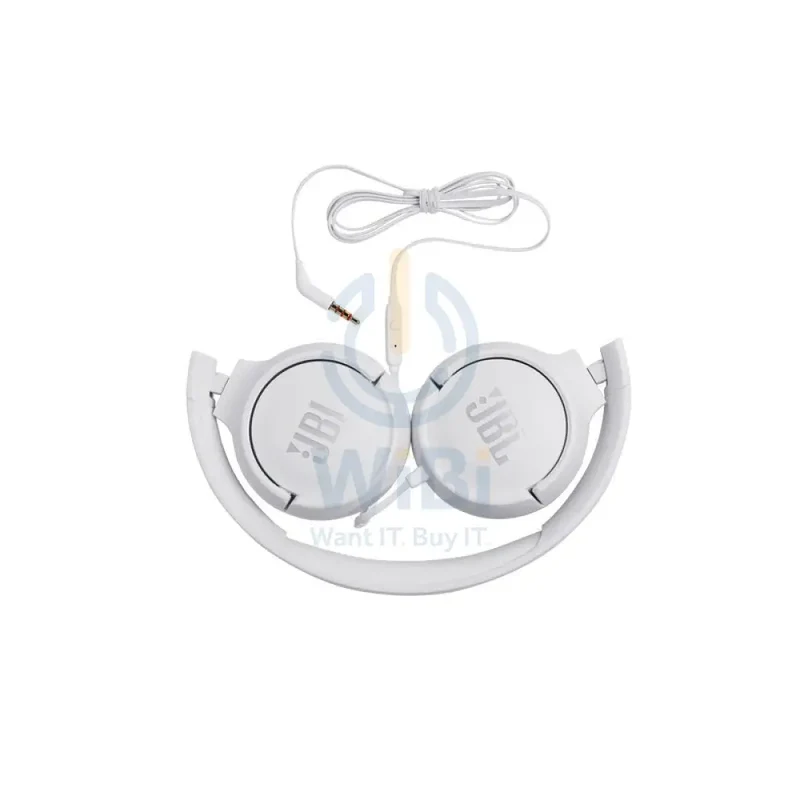 JBL Tune 500 Wired on-ear headphones - Over-Ear / Wired / White