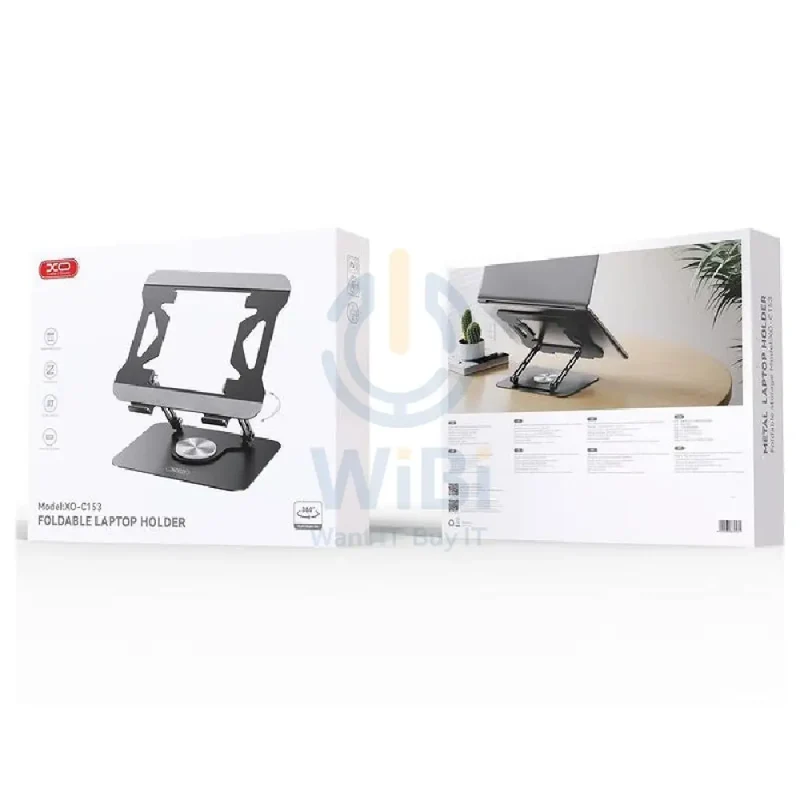 XO C153 Foldable Laptop Holder - Silver