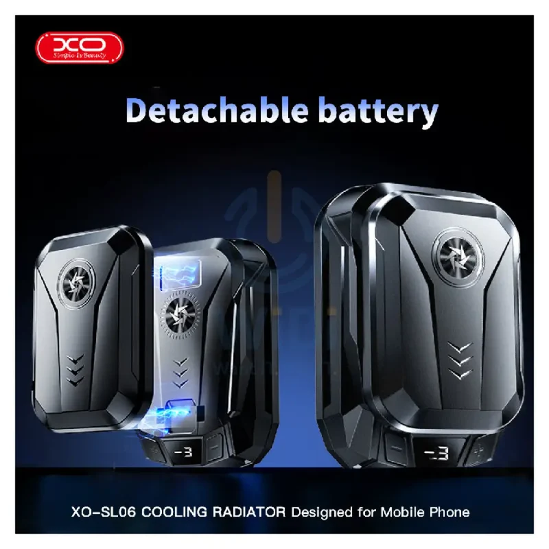 XO SL06 Cooling Radiator Designed for Mobile Phone - Black