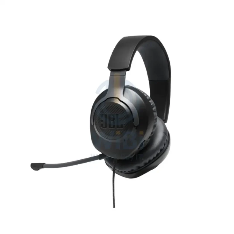JBL Quantum 100 Wired Over-Ear Gaming Headphones - Black