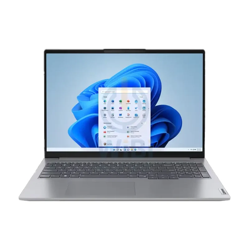 Lenovo ThinkBook 16 Gen 6 - 16" WUXGA / i7 / 64GB / 512GB (NVMe M.2 SSD) / Win 11 Pro / 1YW / Arabic/English / Arctic Grey - Laptop