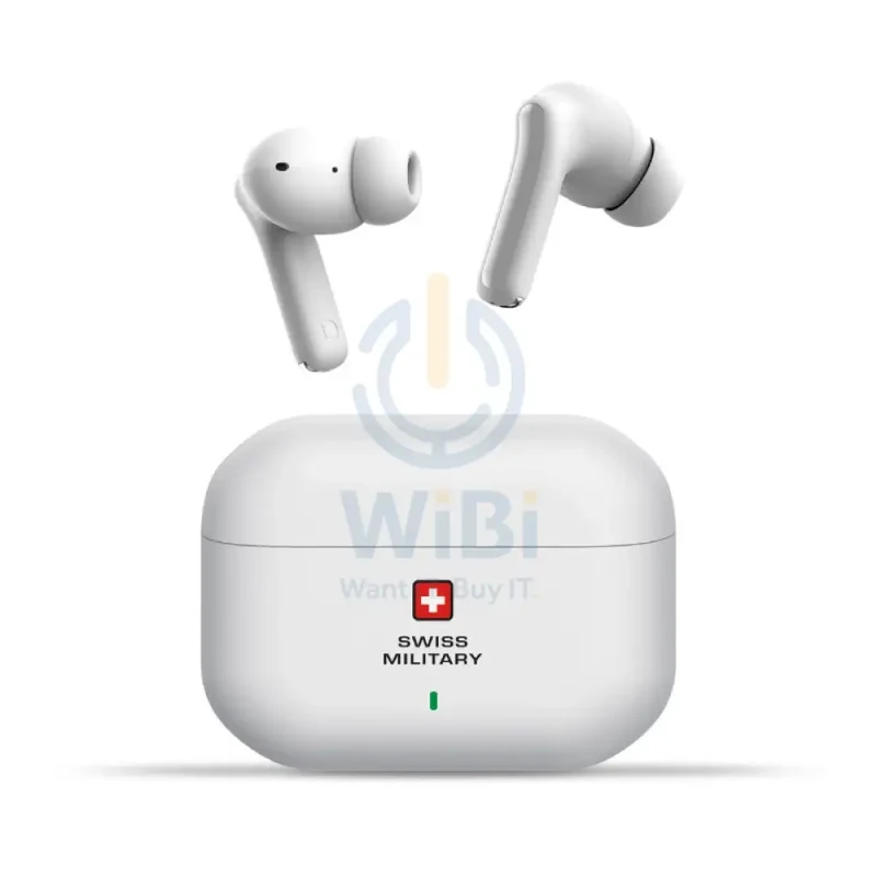 Swiss Military Delta 3 Stereo Earbuds - ANC+ENC / Wireless / White