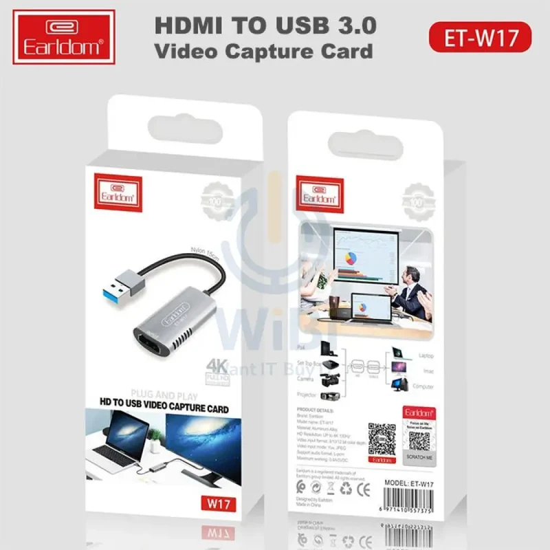 Earldom ET-W17 HDMI TO USB 3.0 Video Capture Card