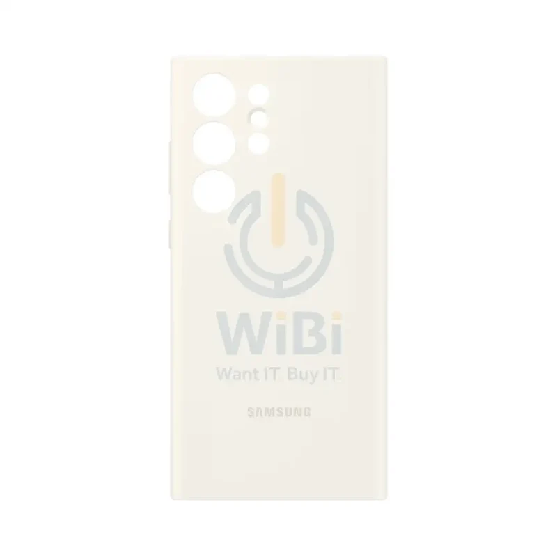 Samsung Silicone Case - Samsung Galaxy S23 Ultra / Cream