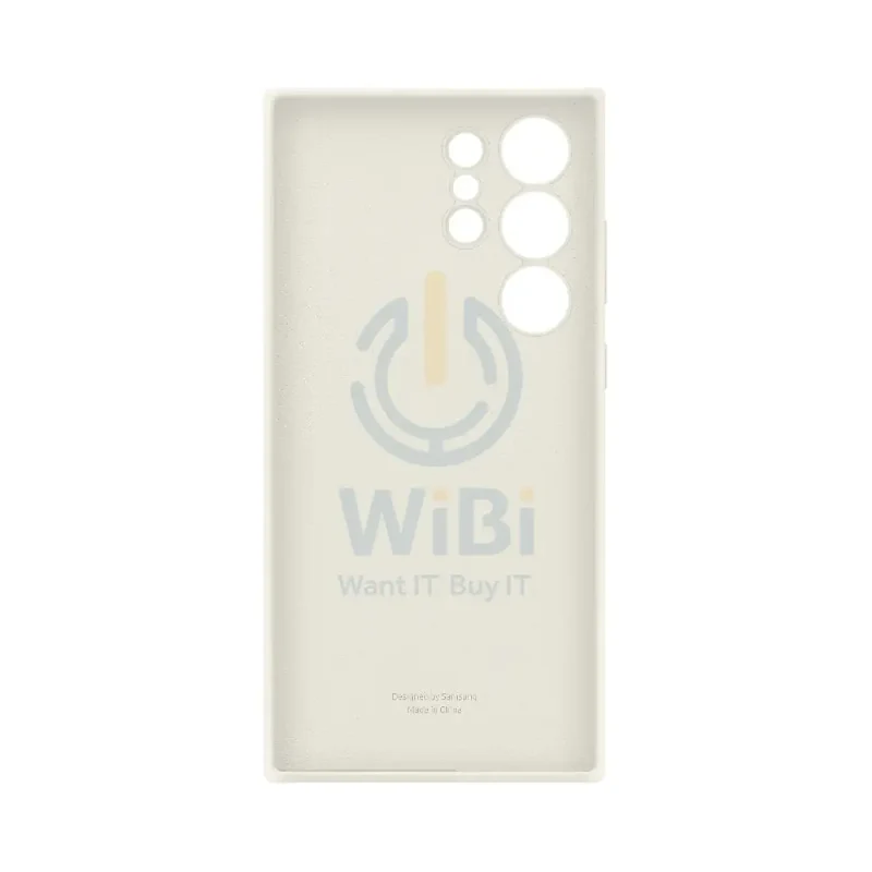 Samsung Silicone Case - Samsung Galaxy S23 Ultra / Cream