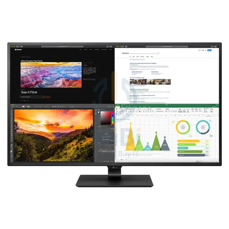 LG 4K UHD - 43" IPS 4K UHD / 8ms / HDMI / DisplayPort / USB-C / 60Hz - Monitor