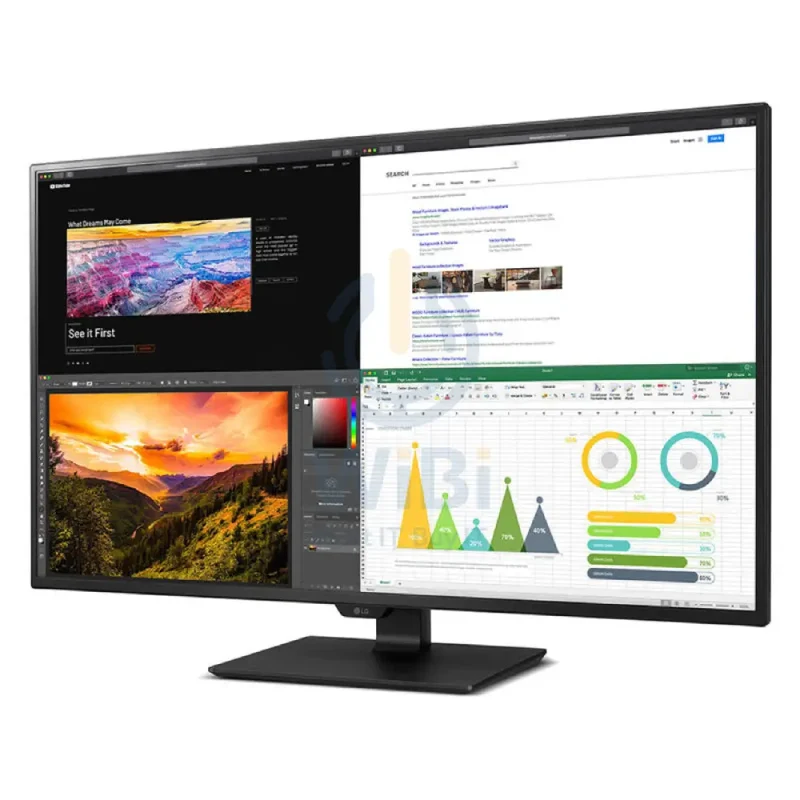 LG 4K UHD - 43" IPS 4K UHD / 8ms / HDMI / DisplayPort / USB-C / 60Hz - Monitor