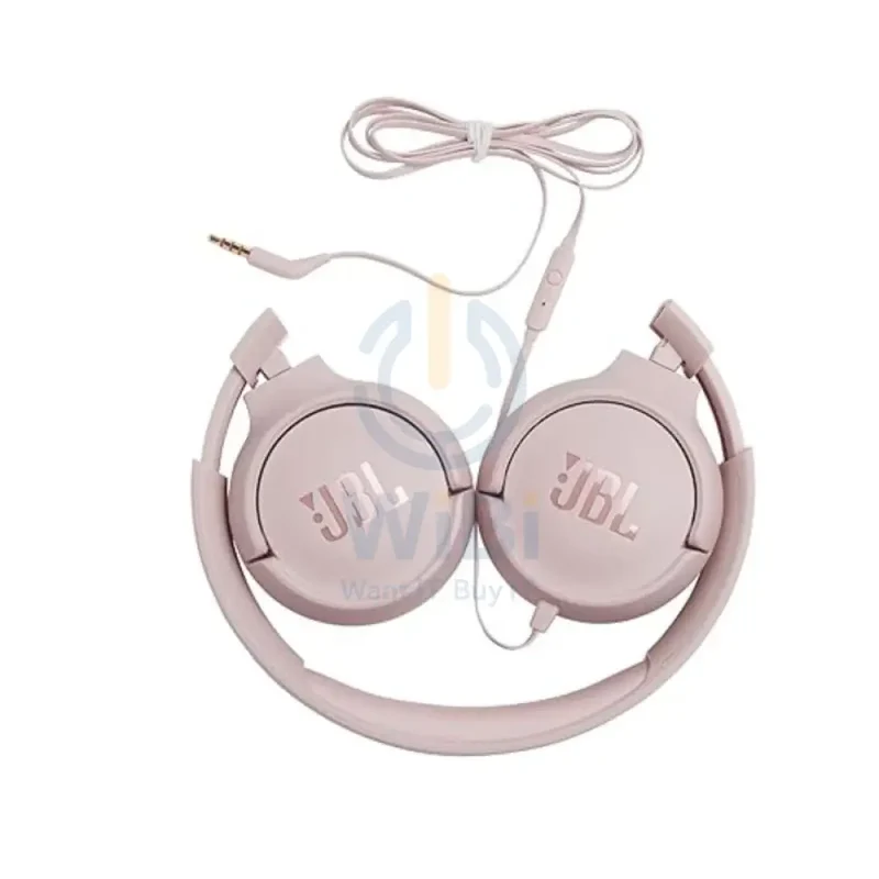 JBL Tune 500 Wired on-ear headphones - Over-Ear / Wired / Pink