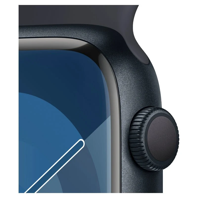 Apple Watch Series 9 with Sport Band - LTPO OLED / 64GB / 41mm / Small/Medium / Bluetooth / Wi-Fi / Midnight