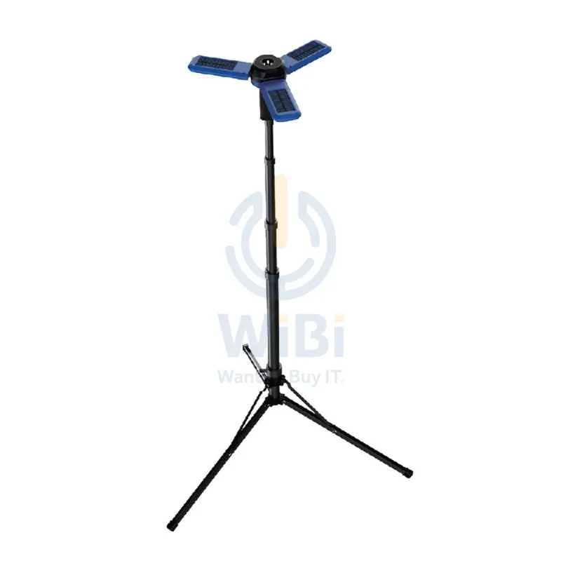 Powerology Camping Solar Foldable Tripod - 2600mAh / USB-C / Blue
