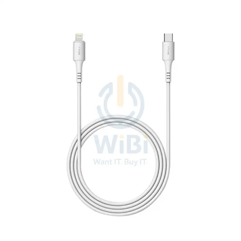 MiLi MFI PD Cable - 60W / 1 Meter / Lighting / Type-C - White