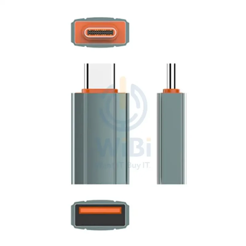 Ldnio LC140 USB A to Type-C OTG Adapter - Grey