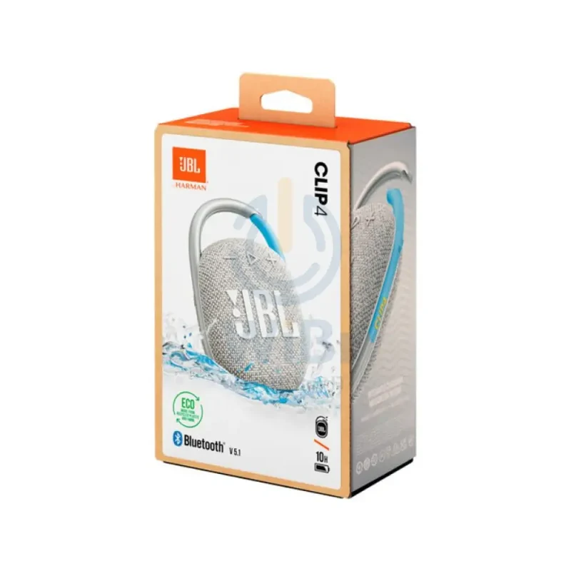 JBL Portable Bluetooth Speaker Clip 4 - Cloud White