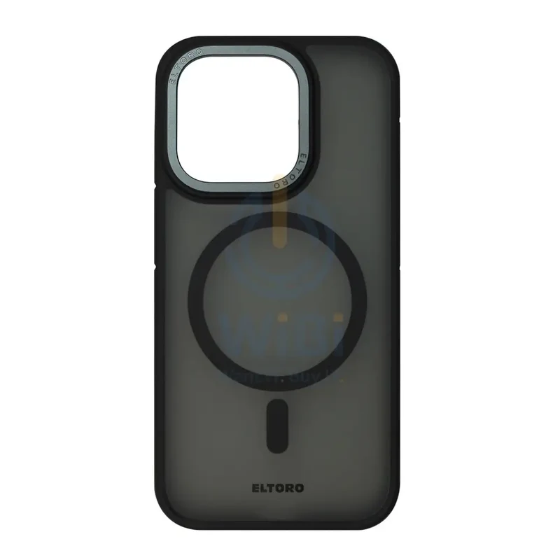 Eltoro Magsafe Arm-smoke Cover for iPhone 15 Pro Max - Black & Gray