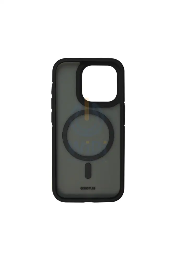 Eltoro Magsafe Arm-smoke Cover for iPhone 15 Pro Max - Black & Gray