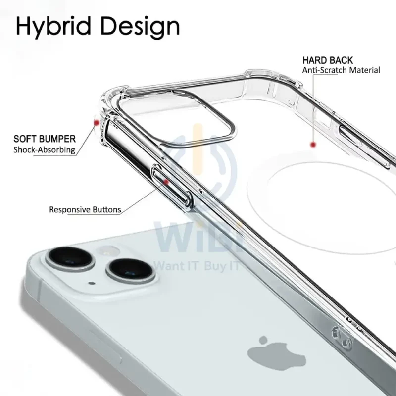 Eltoro MagSafe Case for iPhone 15 - Clear