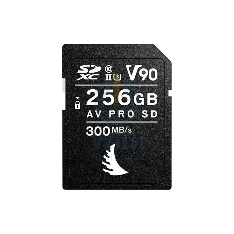 بطاقة ذاكرة أنجل بيرد AVP256SDMK2V90، سعة 256 جيجابايت، AV Pro MK2، UHS-II، SDXC
