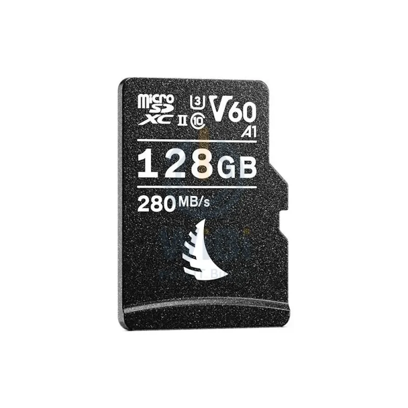 بطاقة ذاكرة أنجل بيرد AVP128MSDV60 إيه في برو UHS-II microSDXC، سعة 128 جيجابايت، مع محول