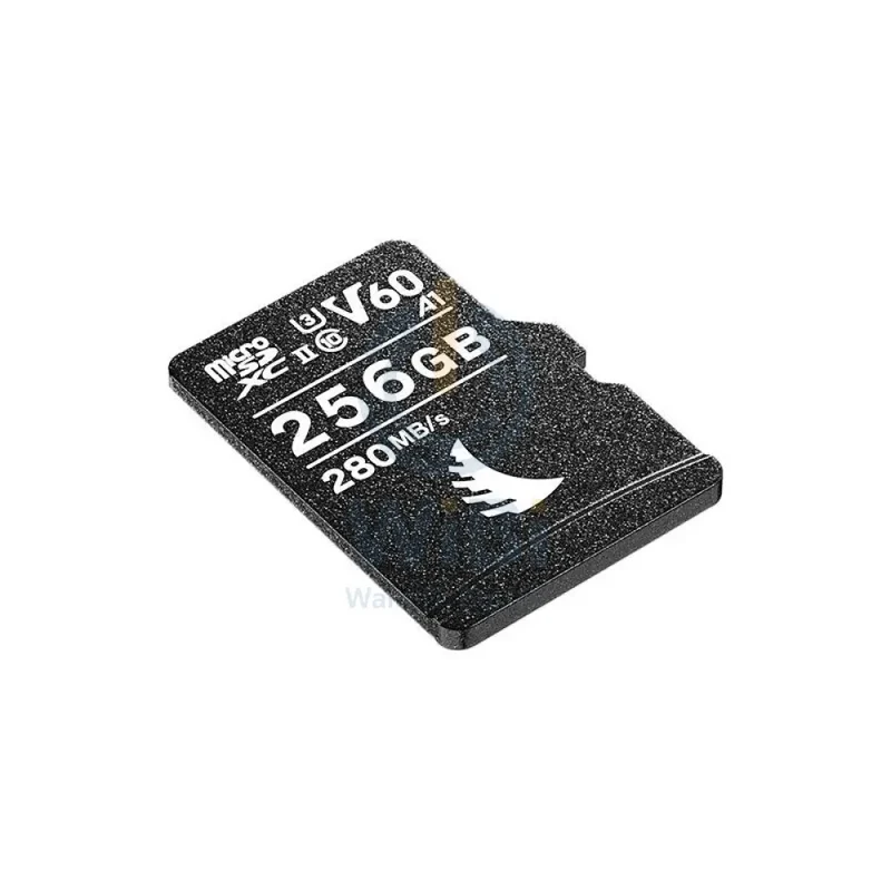 بطاقة ذاكرة أنجل بيرد AVP256MSDV60، Micro SDXC سعة 256 جيجابايت، AV Pro UHS-II، مع محول SD