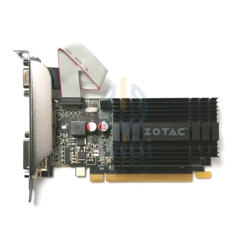 بطاقة رسومات زوتاك إنفيديا جي فورس GT 710، 2 جيجابايت، DDR3، PCIe، D-Sub، DVI، HDMI