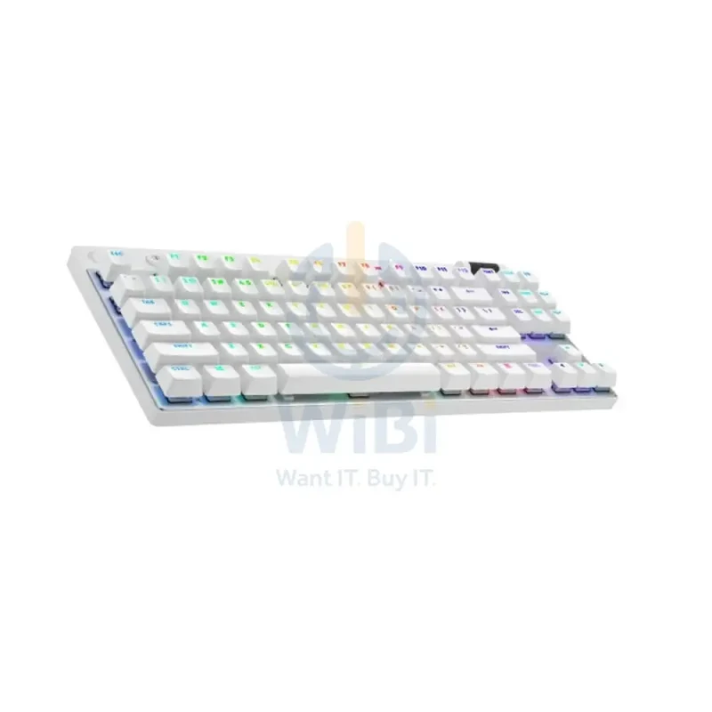 لوحة مفاتيح ألعاب لوجيتك برو X TKL لايت سبيد لاسلكية، باللون الأبيض