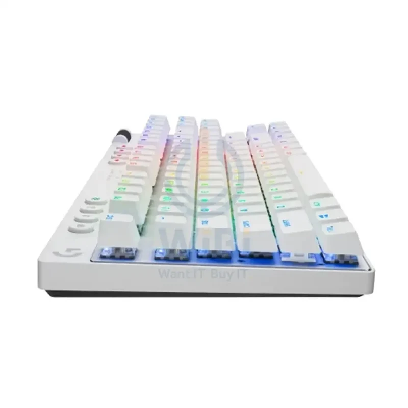 لوحة مفاتيح ألعاب لوجيتك برو X TKL لايت سبيد لاسلكية، باللون الأبيض