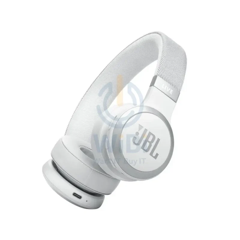 JBL Live 670NC Wireless Noise Cancelling Headphone - Over-ear / Wireless / White