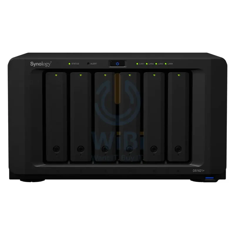 Synology DiskStation DS1621+ - SATA / 6-Bays / USB / LAN / eSATA / Desktop