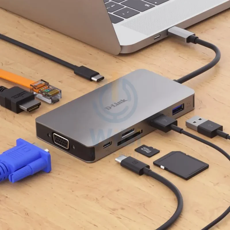 D-Link DUB-M910 9-in-1 Usb-c Card Reader