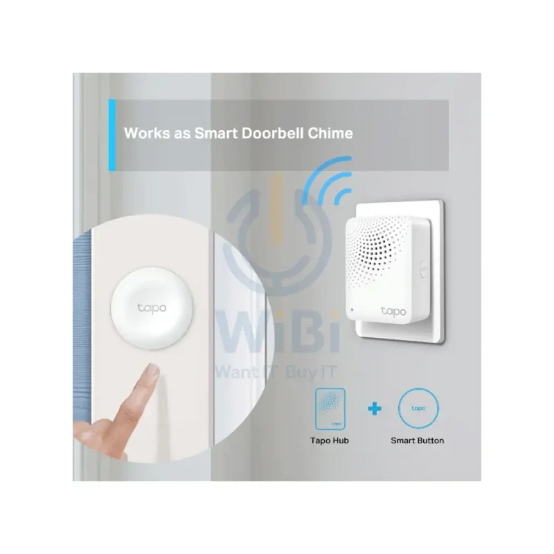 TP-Link (Tapo H100) Smart Hub with Chime (Hub Required)