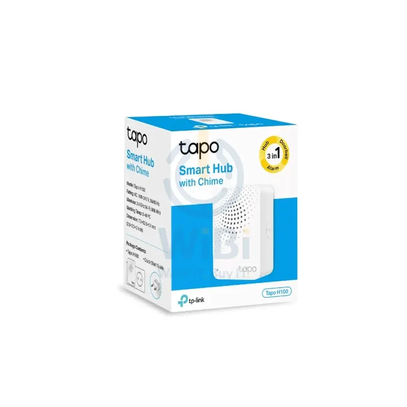 TP-Link (Tapo H100) Smart Hub with Chime (Hub Required)