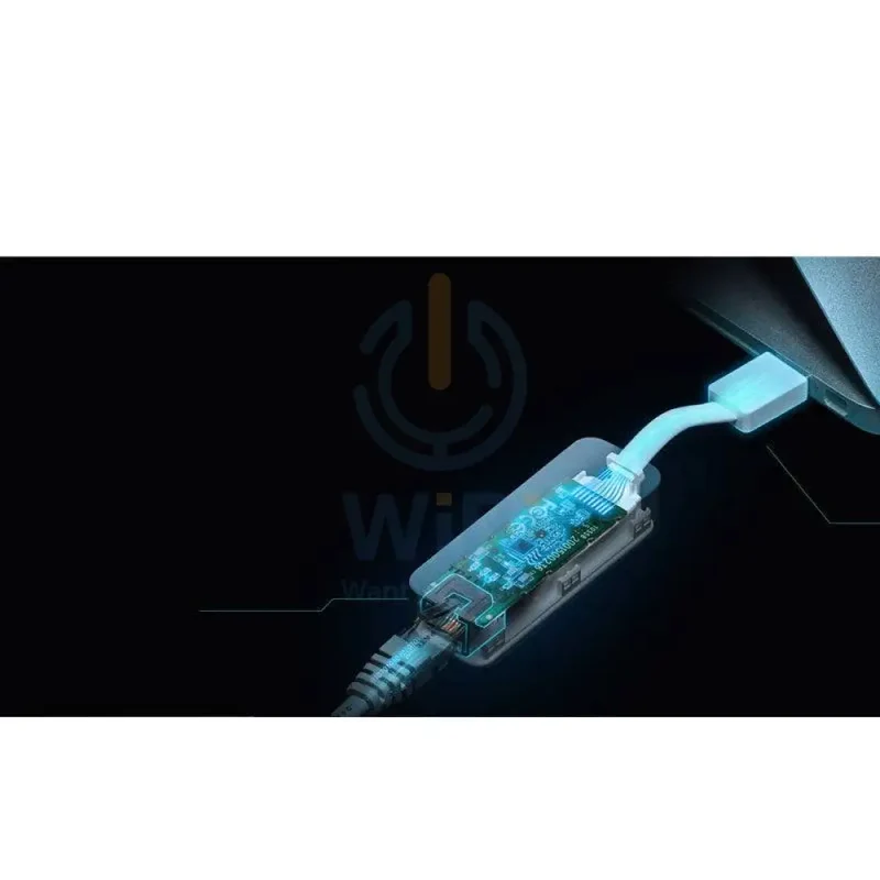 محول شبكة تي بي-لينك UE300 يو إس بي 3.0 إلى جيجابت إيثرنت، منفذ LAN واحد، جيجابت، يو إس بي 3.0، باللون الأبيض
