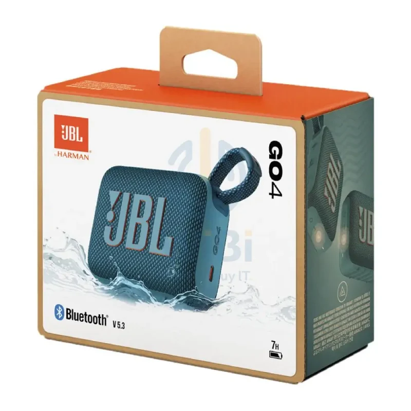 JBL Go 4 Ultra-Portable Bluetooth Speaker - 5.3 / Blue
