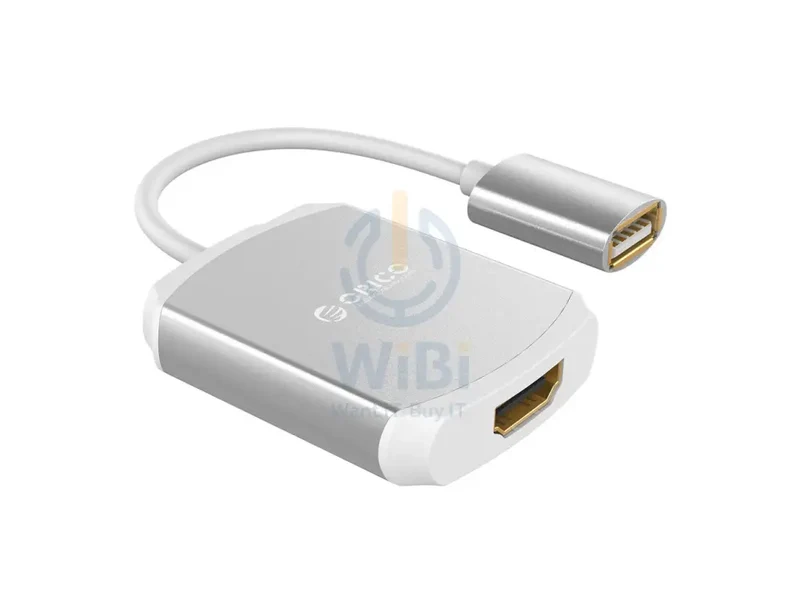 محول أوريكو HDMI لآيفون وآيباد، باللون الفضي