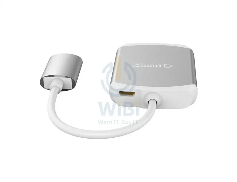 محول أوريكو HDMI لآيفون وآيباد، باللون الفضي