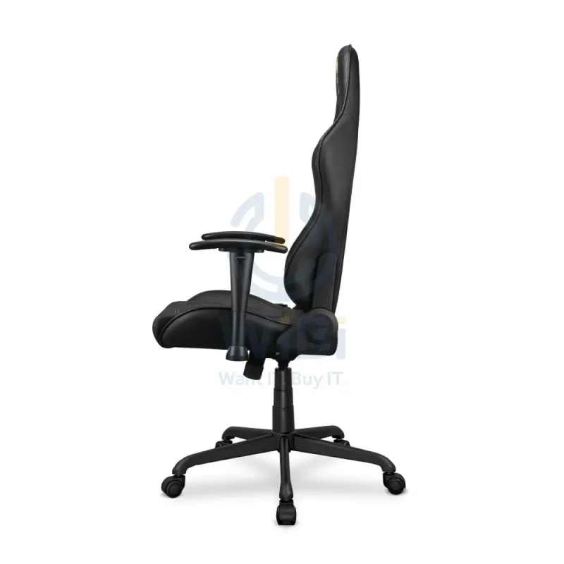 Cougar Armor Elite Royal Gaming Chair - Breathable PVC Leather / 2D / Black/Yellow