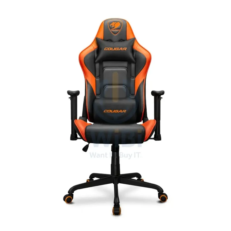 Cougar Armor Elite Gaming Chair - Breathable PVC Leather / 2D / Orange