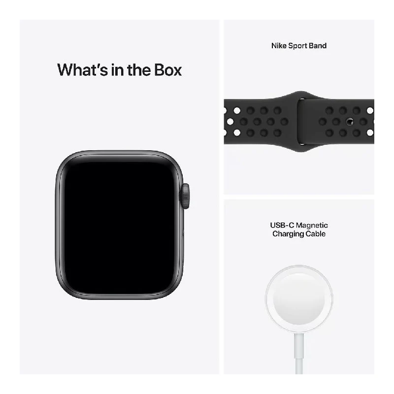 Apple Watch SE Nike with Sport Band - LTPO OLED / 40mm / Bluetooth / Wi-Fi / Anthracite/Black