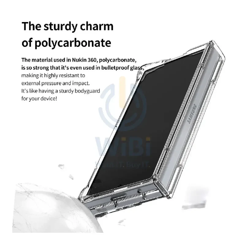 Araree Nukin 360 Side Hinge Case - Samsung Galaxy Z Fold 6 / Clear