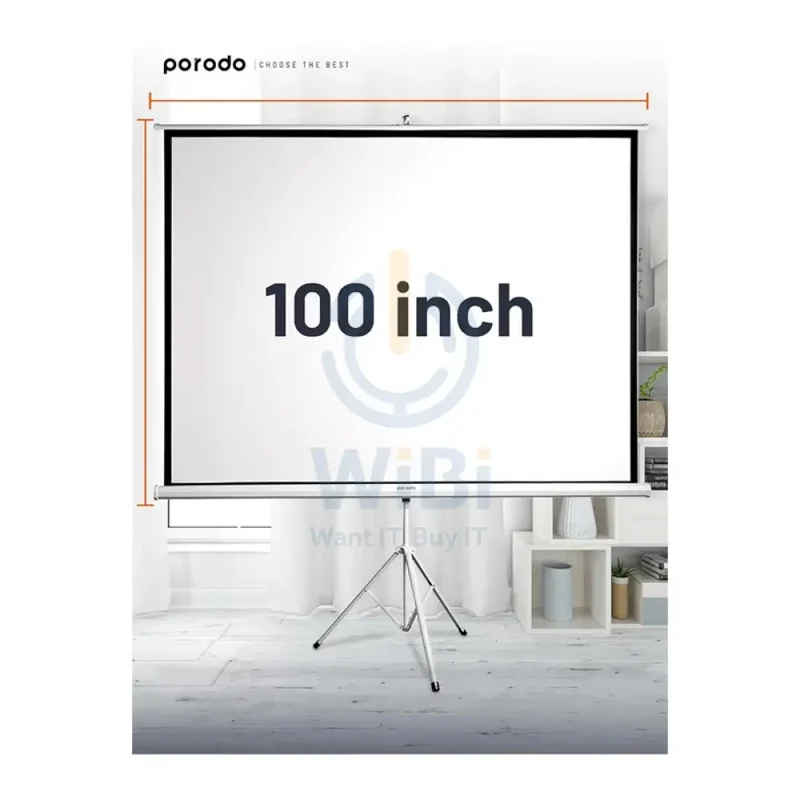 Porodo 100" Projection Screen 4:3