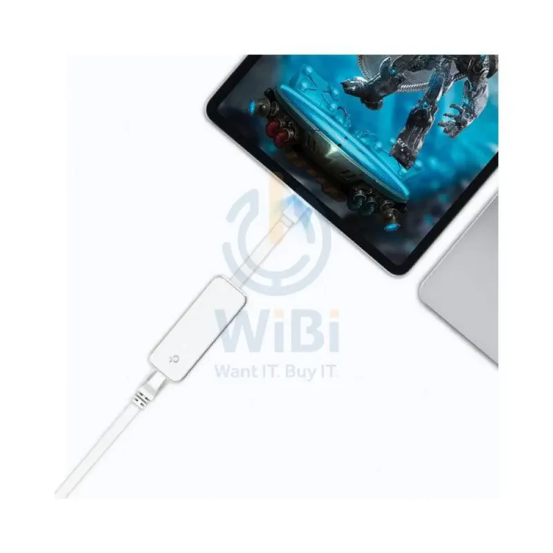 محول شبكة تي بي-لينك (UE300C) من يو إس بي-C إلى RJ45 جيجابت إيثرنت، LAN، يو إس بي 3.0، باللون الأبيض